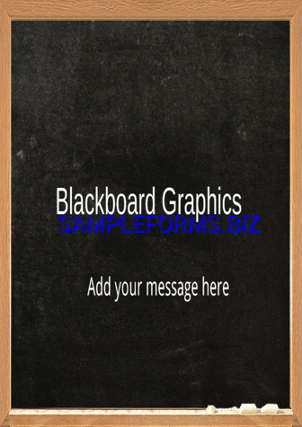 Blackboard Graphics Template pdf ppt free
