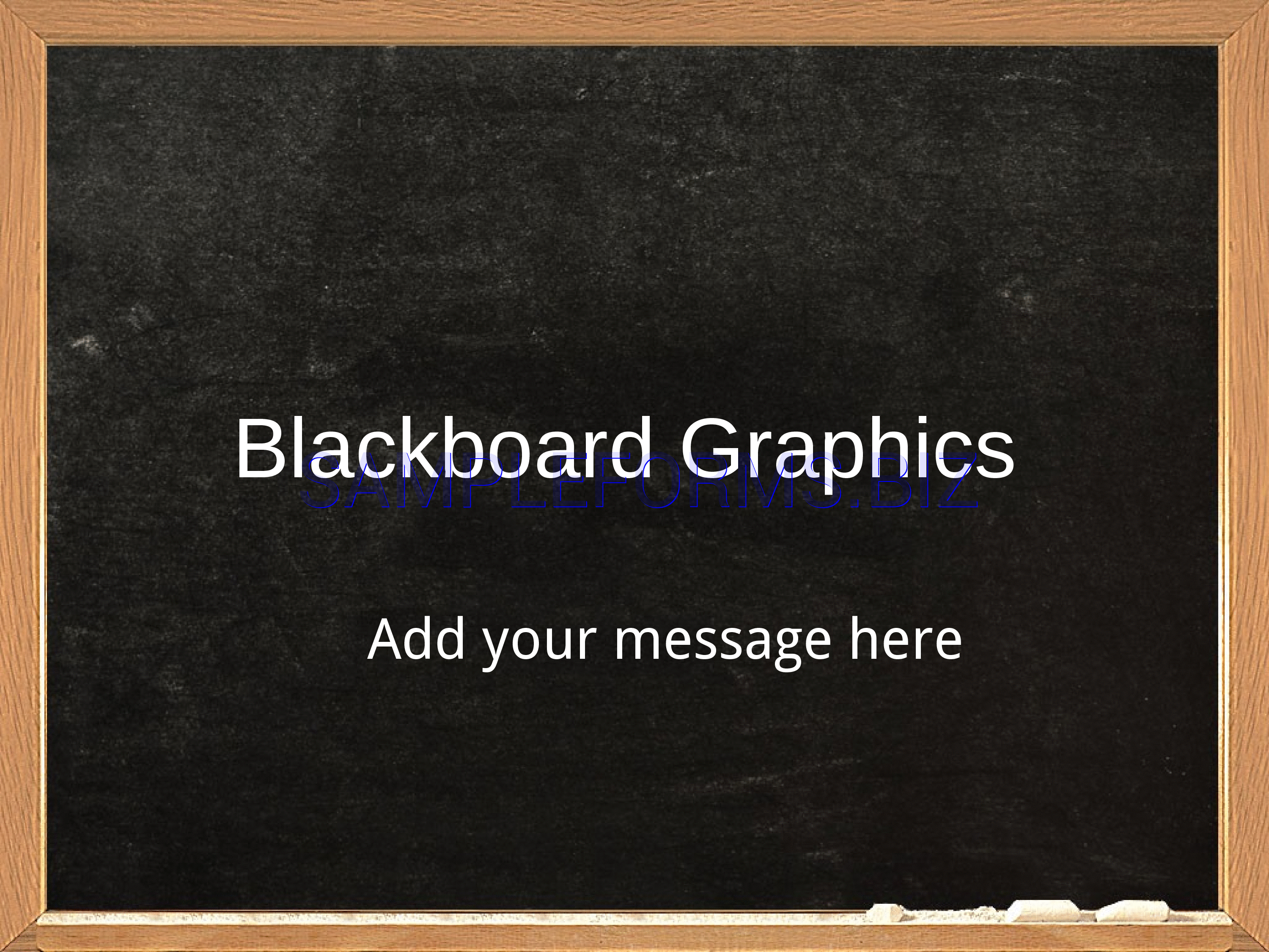 Preview free downloadable Blackboard Graphics Template in PDF (page 1)